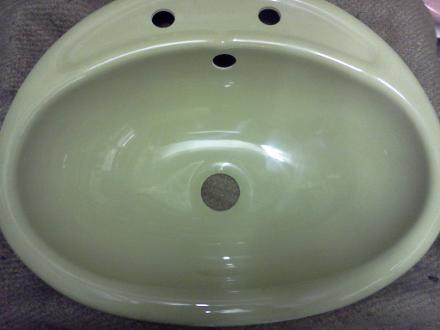 oval plastic vanity bowl apple green wychelm