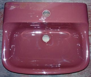 burgundy mono one hole basin ideal standard