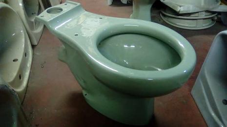 twyford syphonic close couple toilet pan linden green