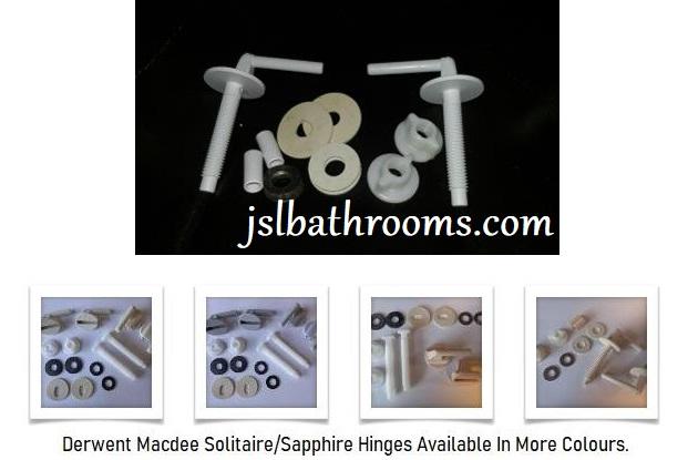 solitaire macdee hinges toilet seat white peach grey cream