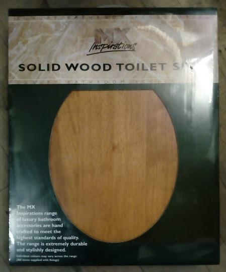 mx real wood toilet seat solid pine