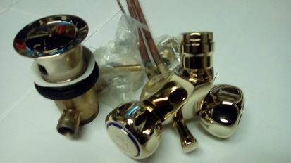 bidet mixer tap gold tantofex one tap hole