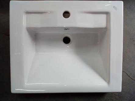 vogue bathrooms linola vanity basin ceramic 550mm