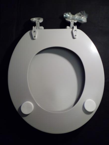 misty grey gray toilet wc seat cover