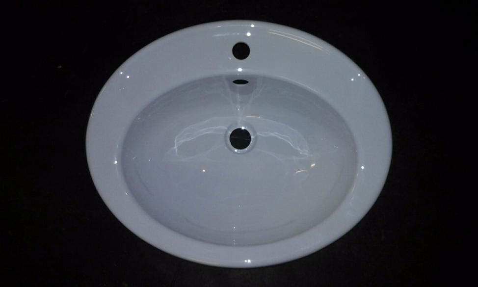 acrylic plastic monobloc vanity basin bowl