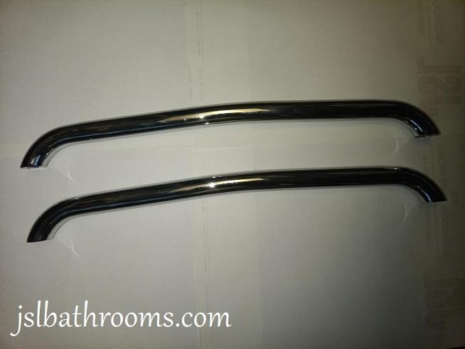 340mm bath handles grips chrome