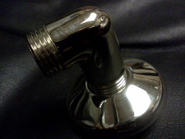 Gold Finish Elbow For Exposed Wall Mounting Of Shower Valve Or Mixer