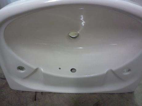 Soft Cream 2 Tap Hole Basin