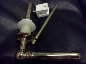 fancy classic gold toilet flusher lever long