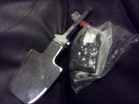 spring bathrooms toilet side press lever chrome