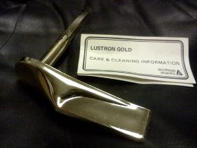 armitage shanks gold lustron toilet cistern flush lever