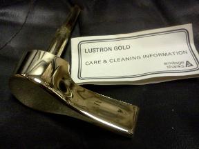armitage shanks clarendon gold front toilet flush handle