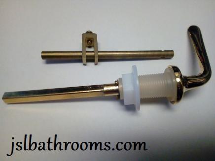 thin gold cistern flush handle uk