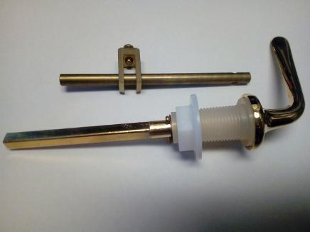 thin gold cistern flush handle uk