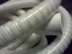 White Colour Shower Hose Pipes For Bathroom Shower And Mixers JSL Bradford