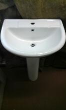 rounded monoblock mixer basin bathroom pedestal bradford