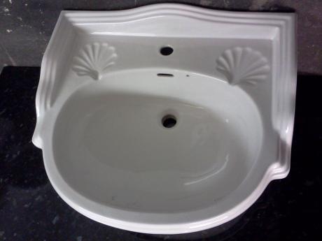 York large upstand basin bathroom sink