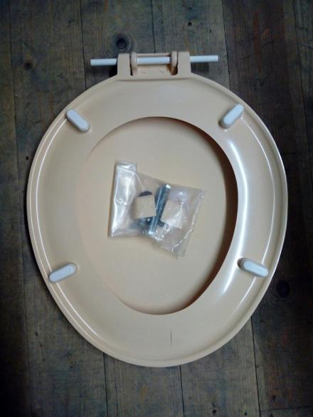 almond toilet seat cover lid uk plastic