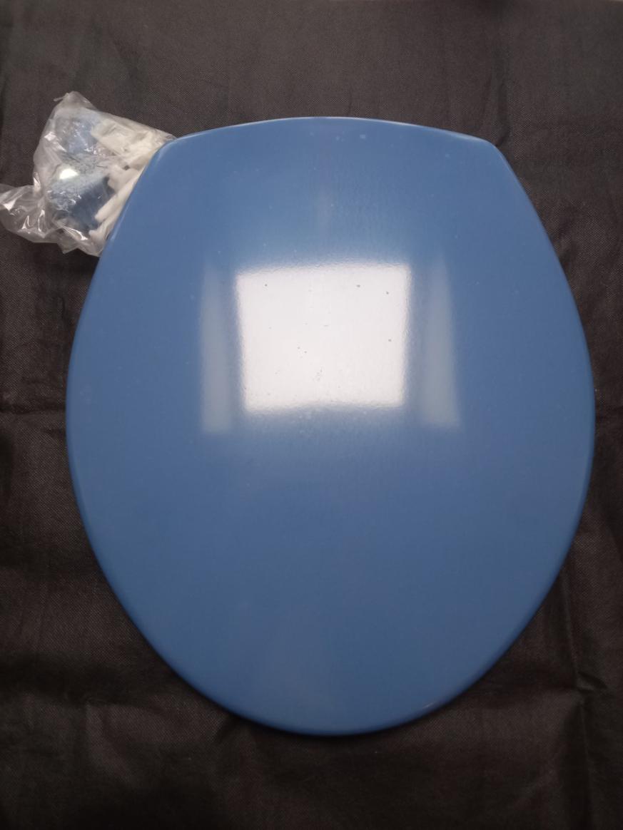alpine blue colour toilet seat wrapover