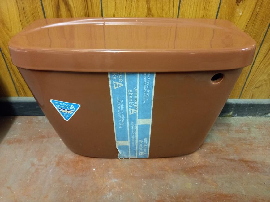 armitage shanks toilet cistern romany colour