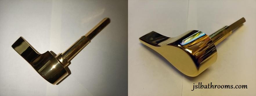 armitage shanks clarendon cistern lever gold