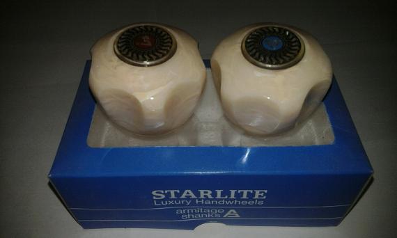 onyx peach armitage shanks starlite handwheels
