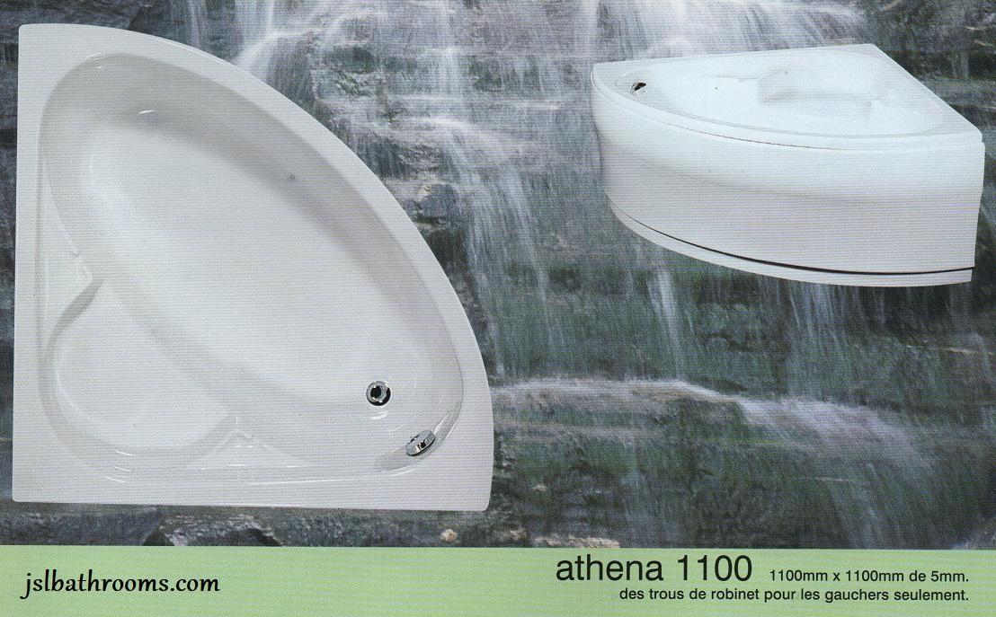 aquarius athena 1100mm corner bath