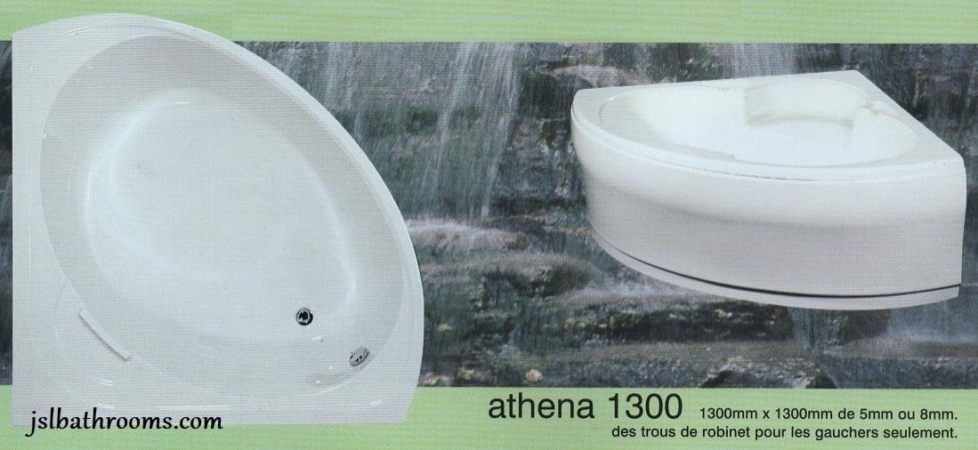 aquarius athena 1300mm corner bath