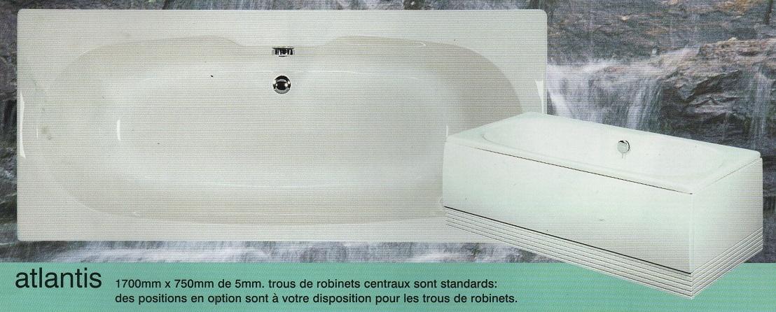 atlantis bath double ended extra wide