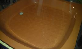 autumn tan brown shower tray bathroom colour