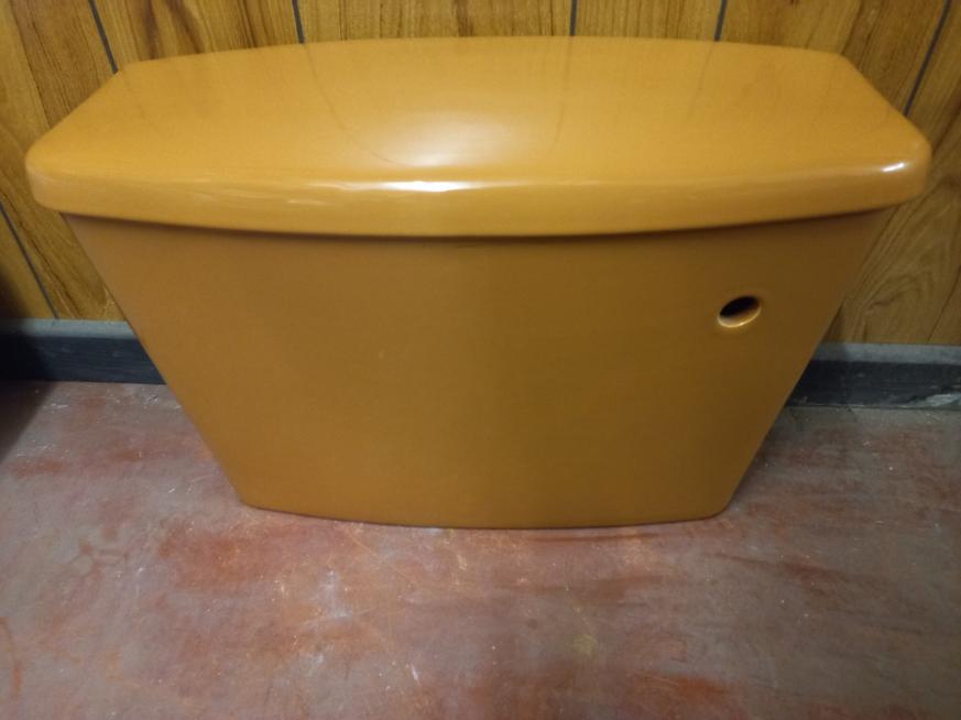 autumn tan ceramic toilet cistern tank
