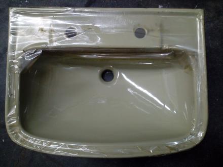 avocado green bathroom sink basin