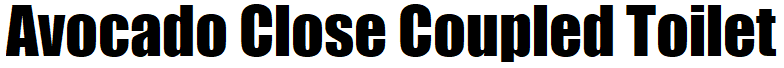 avocado close coupled wc toilet