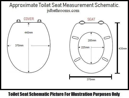bemis new york toilet seat size shape