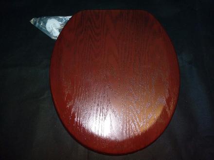 recycled wood toilet seat standard fit