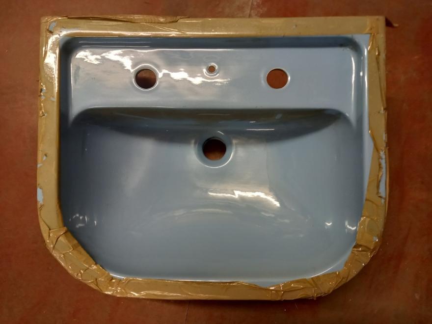 bermuda blue colour basin sink bathroom