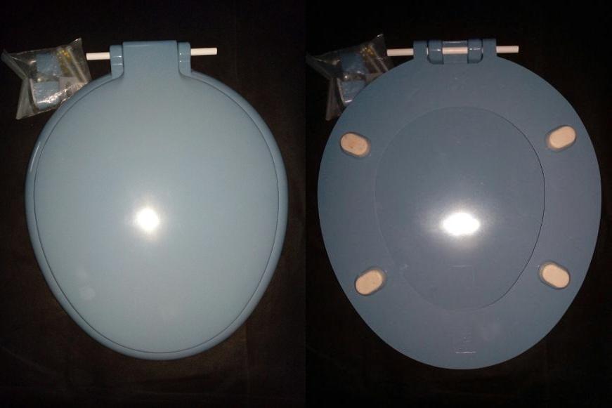 henry peters bermuda blue toilet seat