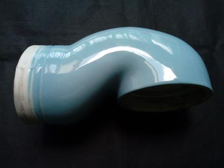 bermuda blue ceramic pan connector