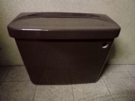 burgundy colour toilet cistern tank