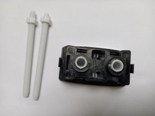 push button 80mm oblong wc loo