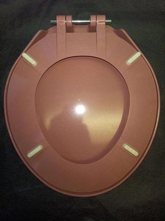 cameo pink derwnet macdee toilet seat minilux