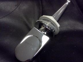 chrome side lever carmargue modern toilet flusher camargue