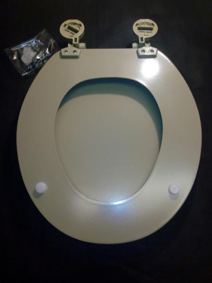 usa toilet seat avocado colour 1970s