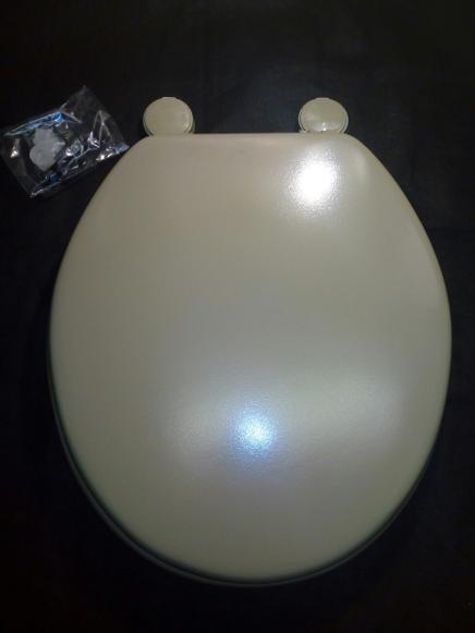 celmac heavy avocado green toilet seat