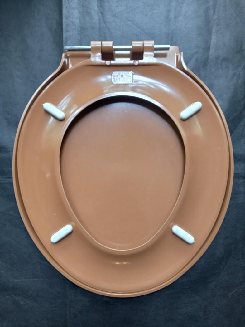 mocca colour toilet seat cover celmac