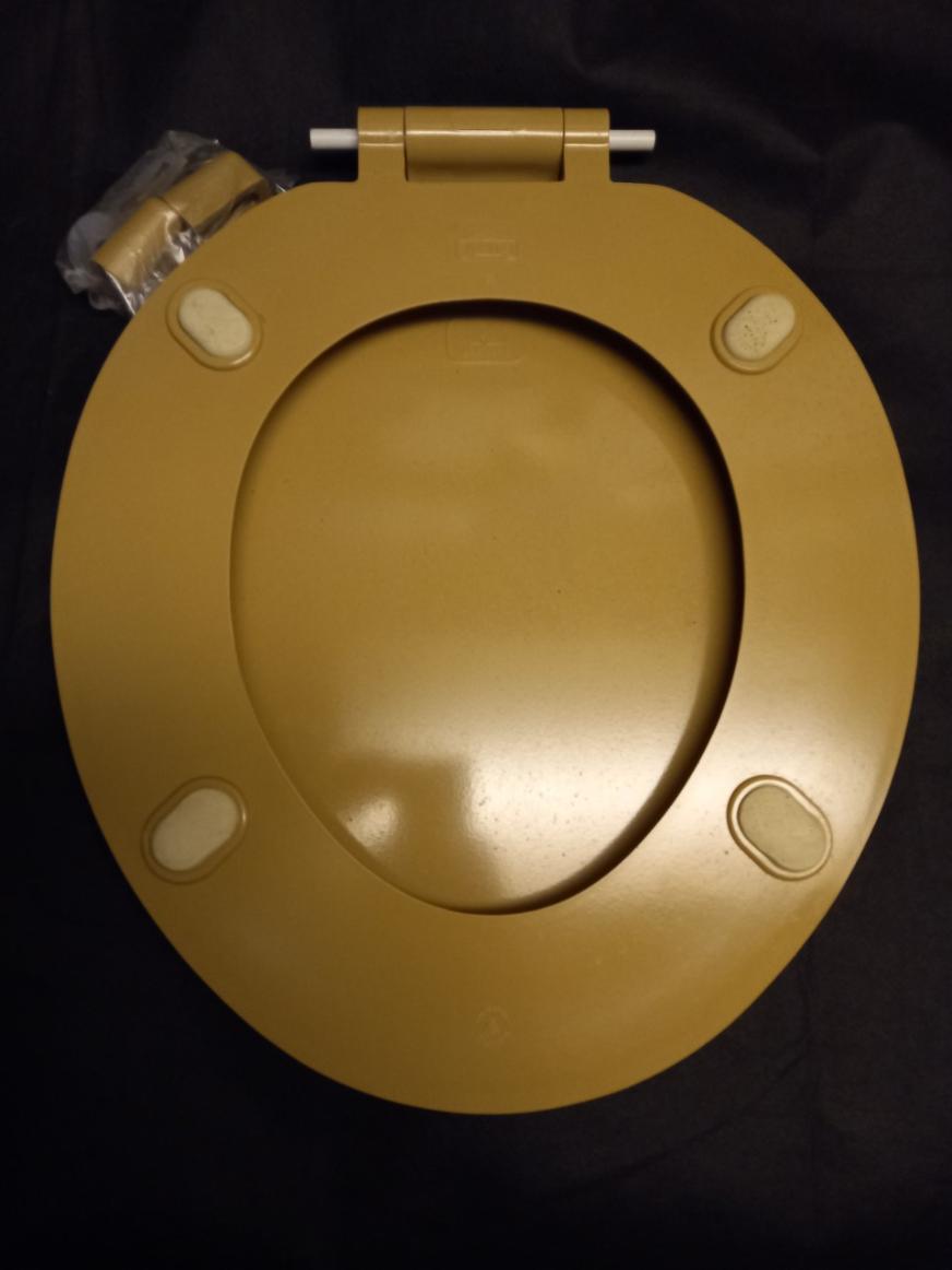 celmac toilet seat sandalwood colour