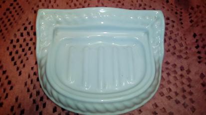rope twist bathroom soap dish ceramic