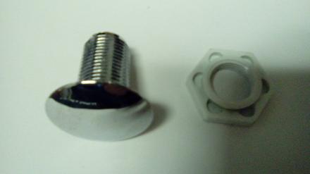 chrome stopper plug tap blank 20 30mm