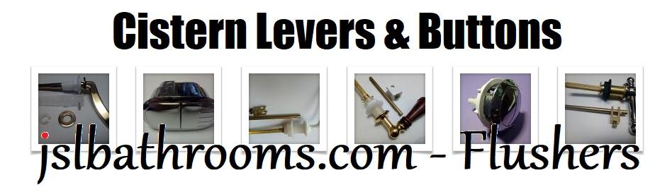 cistern toilet flusher lever handle button