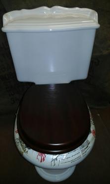 cleopatra colonial large toilet fancy upstand big lip